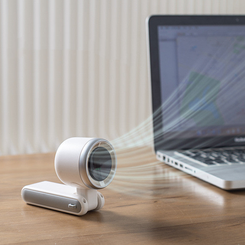 Ventilador turbo plegable 3 en 1 — Para cuello, de mano y de escritorio, tipo C