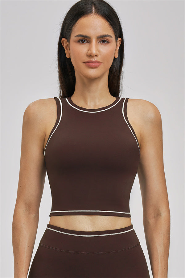 Conjunto de 3 piezas de chaqueta, top corto y pantalón corto Unbound