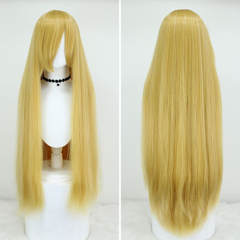 Peluca Lisa para Cosplay de 100 cm – Peluca Larga Teñible para Fiesta | 18 Colores