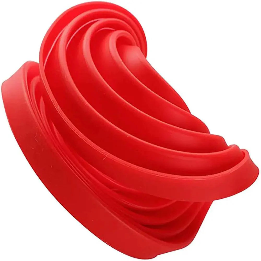 2 unidades de molde de silicona para Bundt Cake, grande en forma de espiral, de 10 pulgadas, molde para hornear pan, herramientas de horneado, molde para pasteles con forma de ciclón, herramienta para hornear