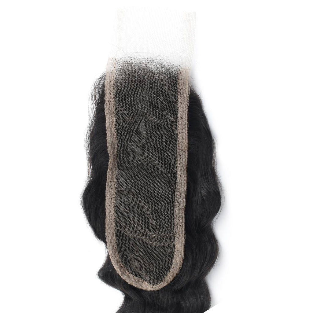 Cierre de cabello humano de encaje HD Deep Wave 2x6