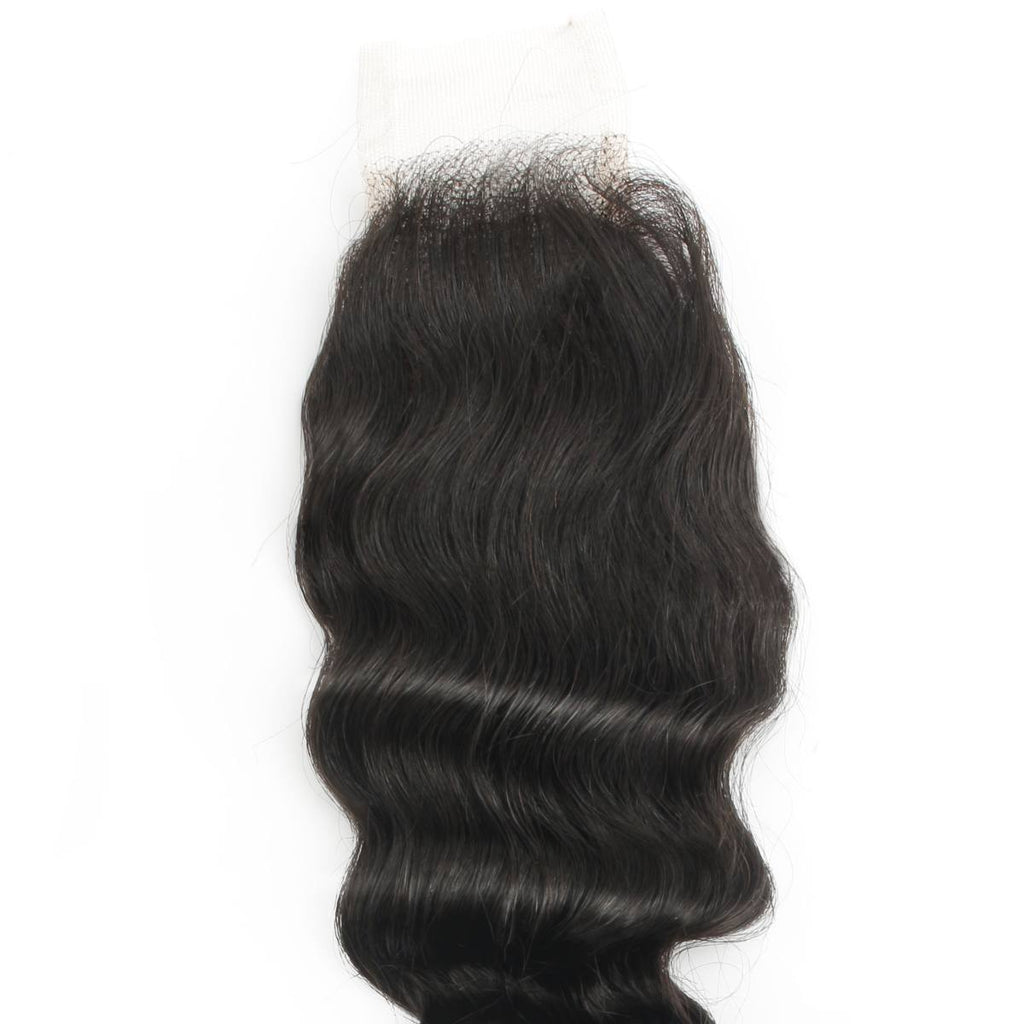 Cierre de cabello humano de encaje HD Deep Wave 2x6