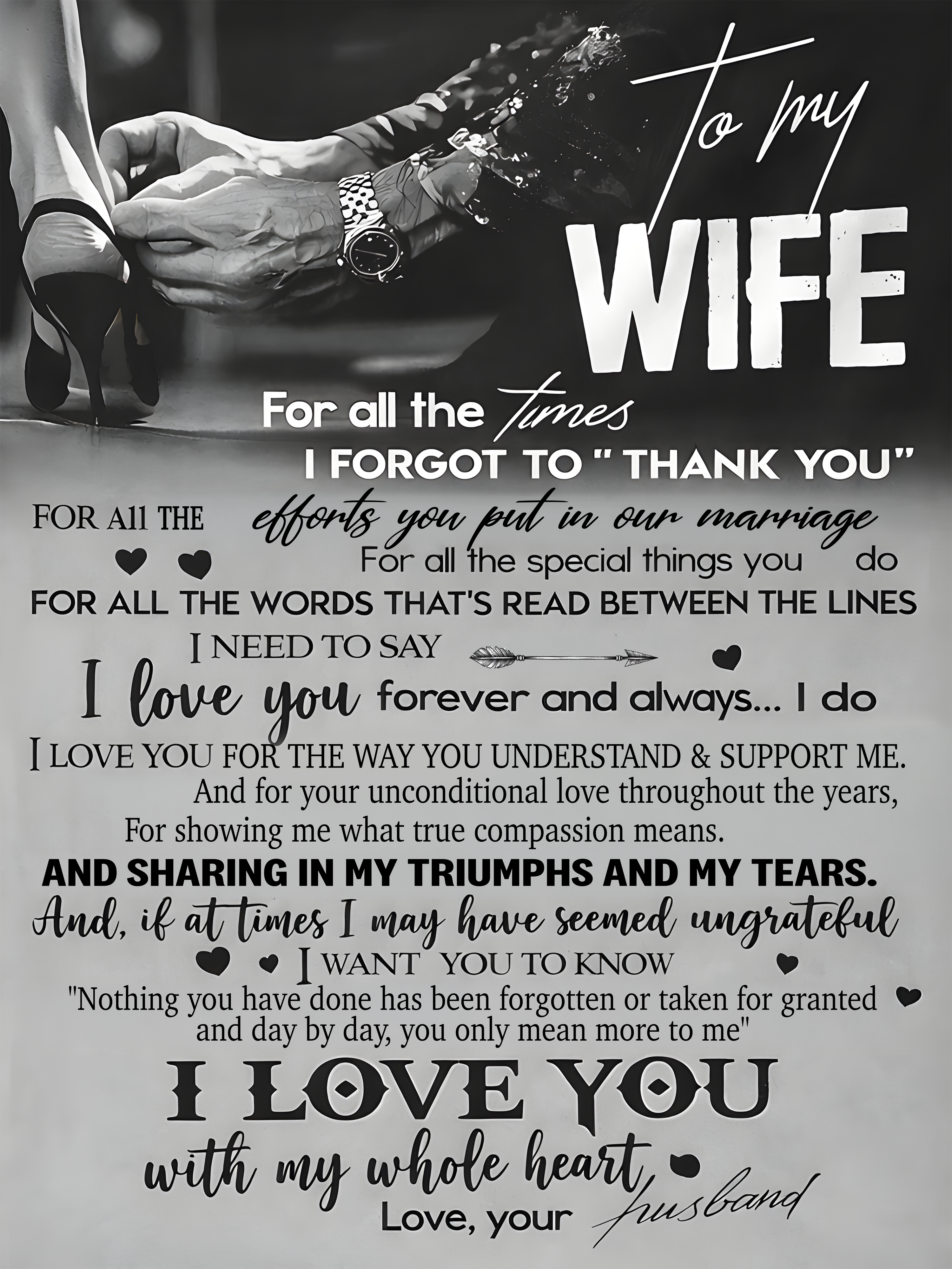To My Wife Blanket – A Love Story From Husband