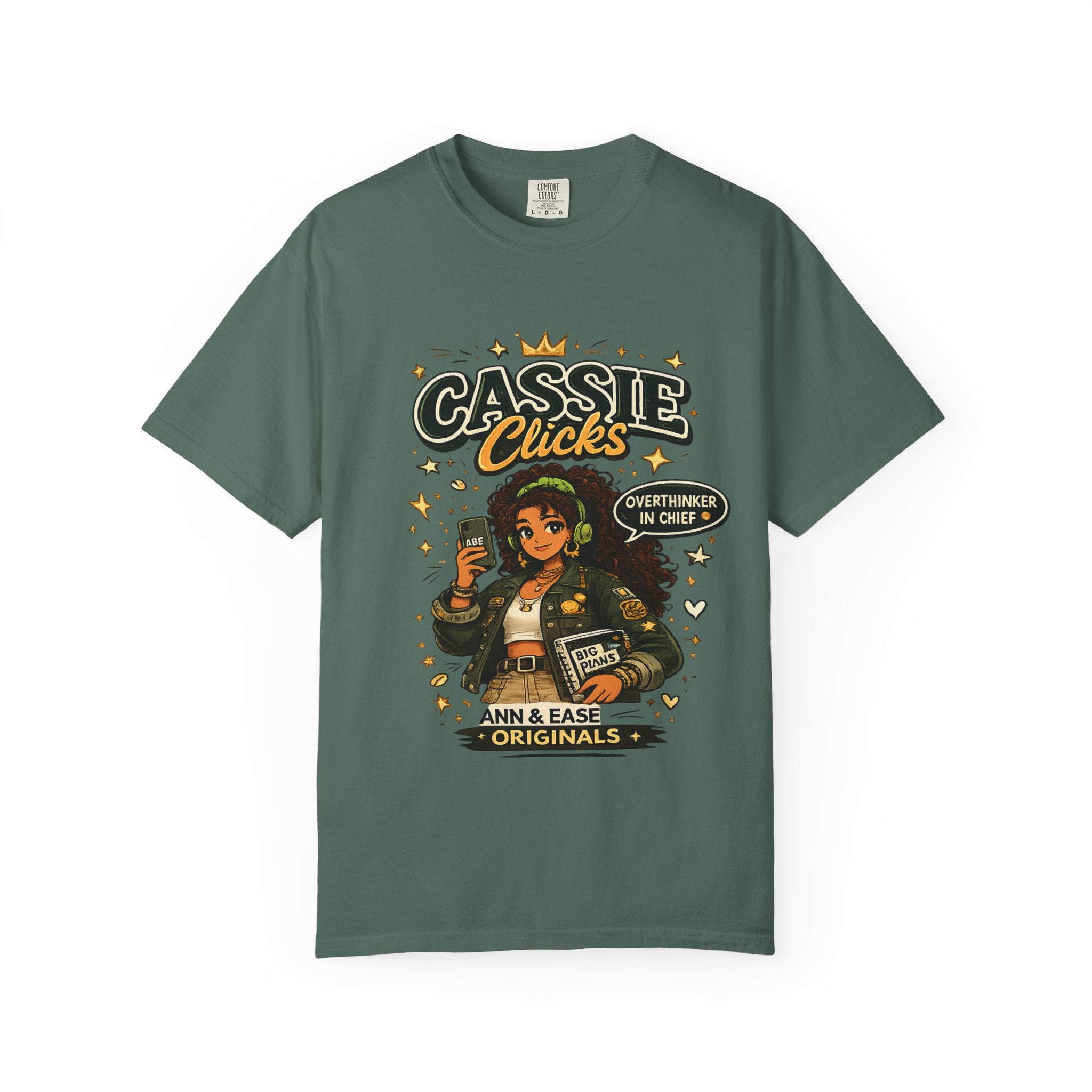 Graphic T-Shirt — “Cassie Clicks” Motivational Crewneck