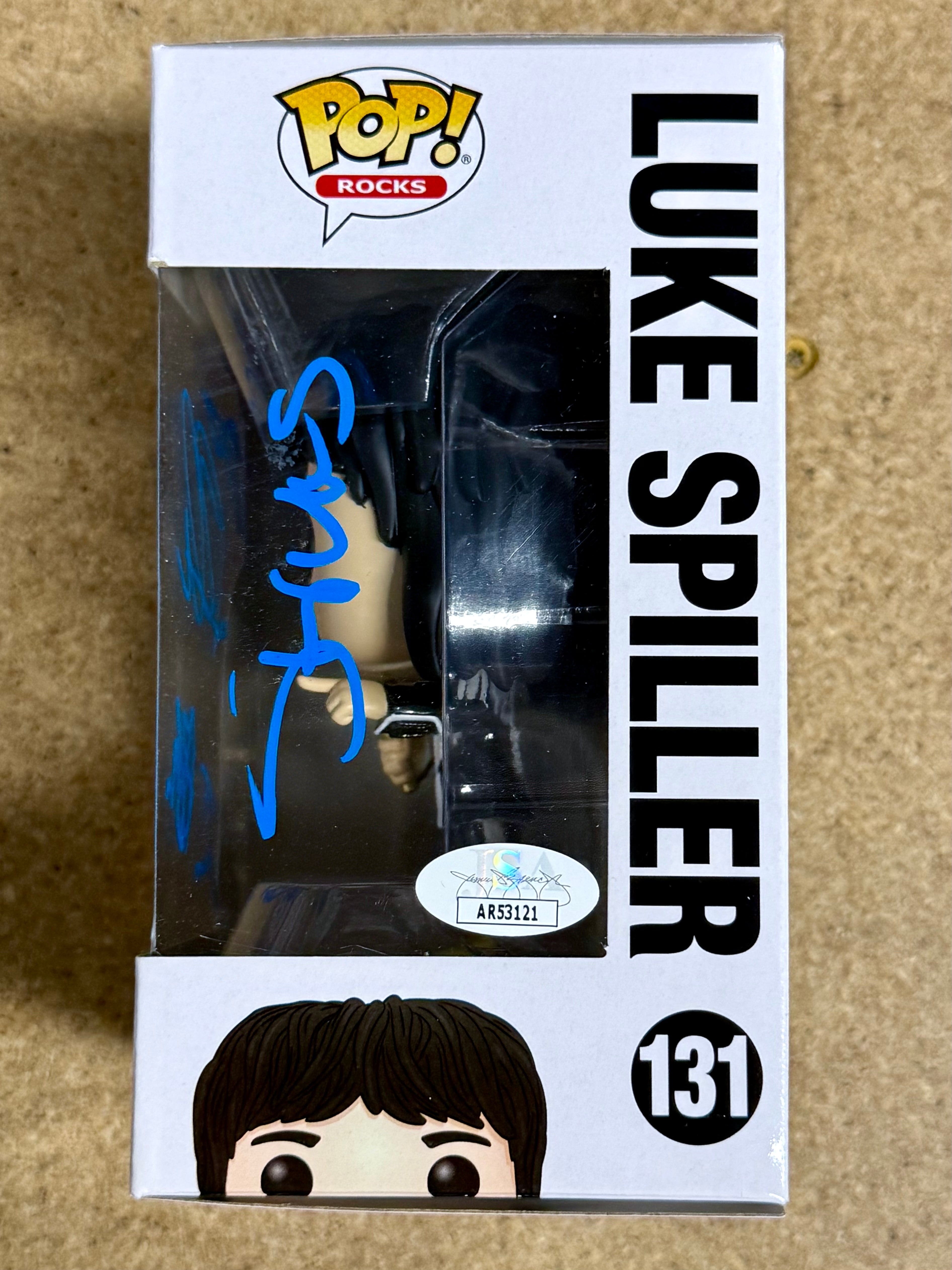 Funko Pop! Luke Spiller de The Struts, firmado por toda la banda #131. Con COA de JSA.