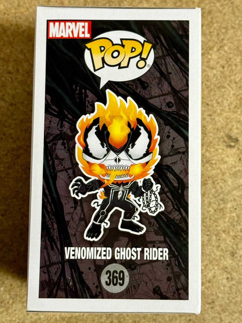 Funko Pop! Marvel Motorista Fantasma Venenoso #369 Venom Exclusivo de Walmart 2018