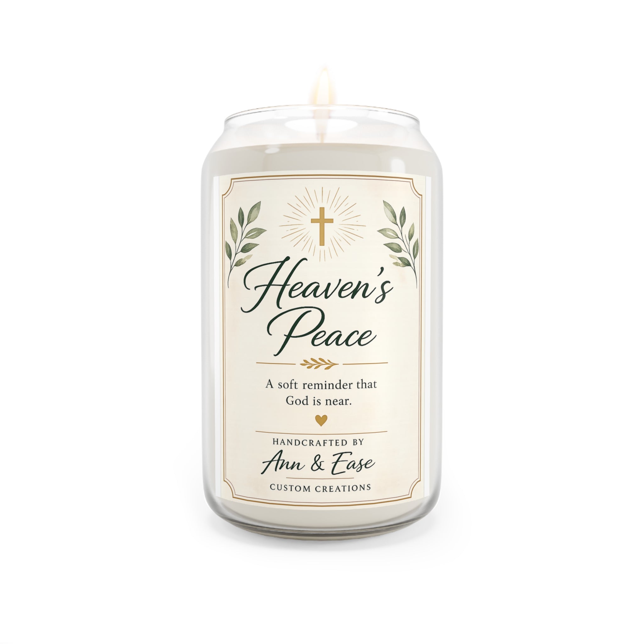 Vela de soja aromática Heaven's Peace — 390 g Regalo conmemorativo inspirador