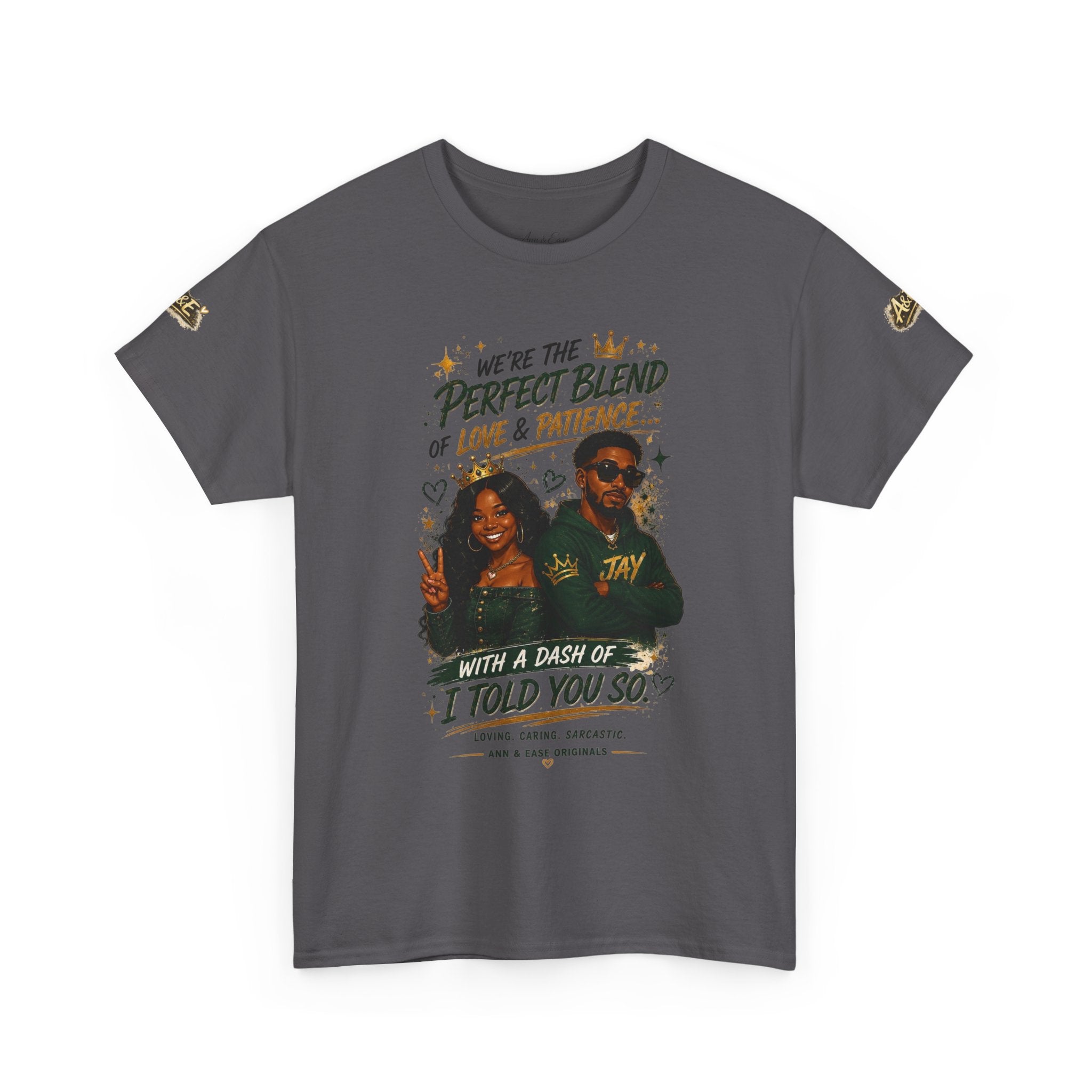 Camiseta para parejas "Perfect Blend" — Camiseta a juego "Te lo dije"