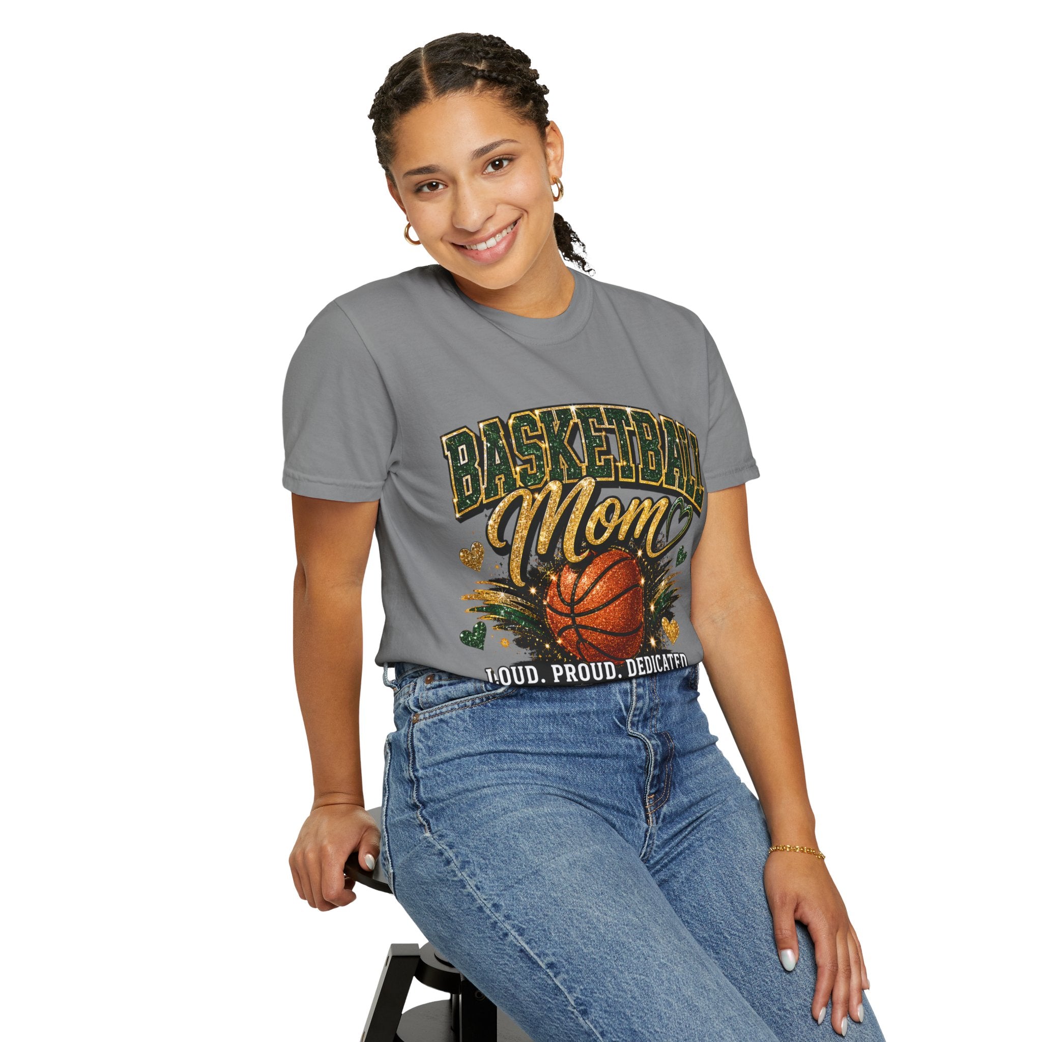 Basketball Mom T-Shirt — Loud, Proud, Dedicated