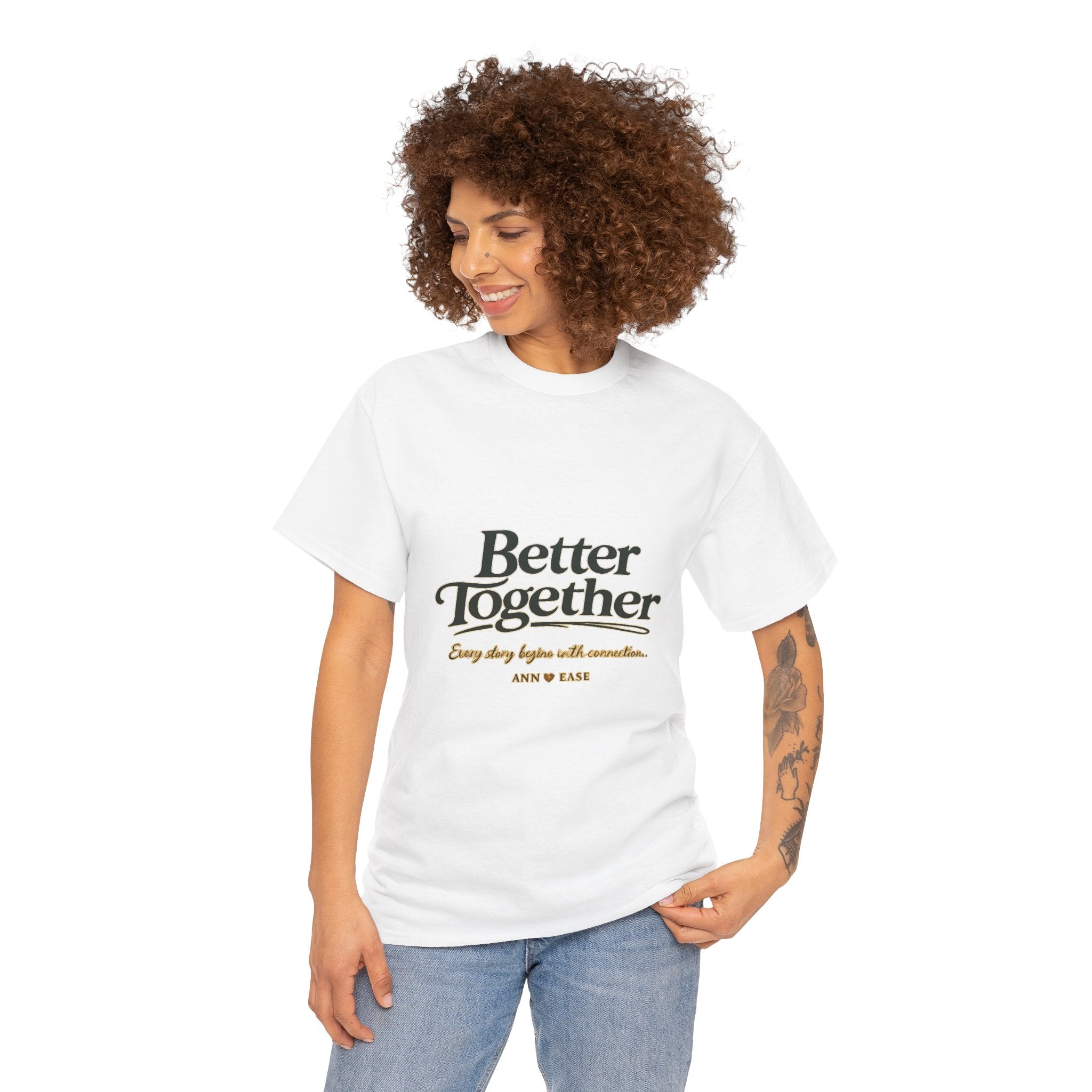 Better Together Tee — 'Love Grows Where People Choose' Cottage Garden Shirt