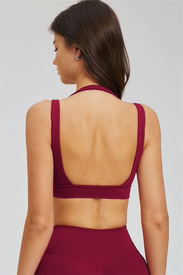 El conjunto de 3 piezas Sizzle Zip Jacket Sports Bra Flared Leggings