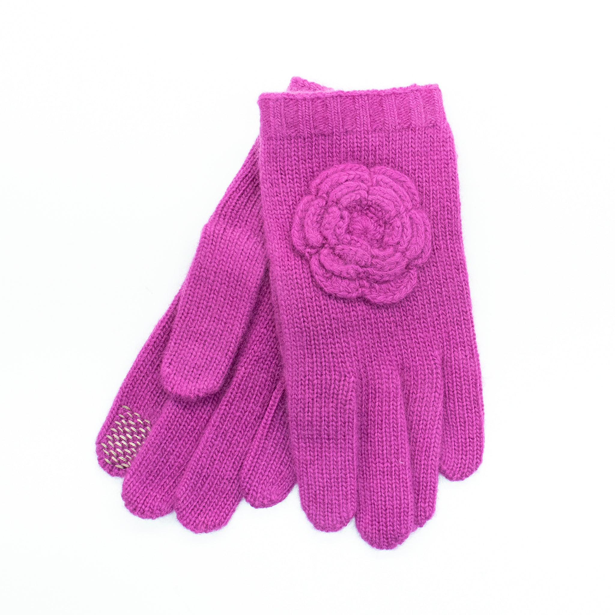 GUANTES TECNOLÓGICOS PARA NIÑOS CON FLOR