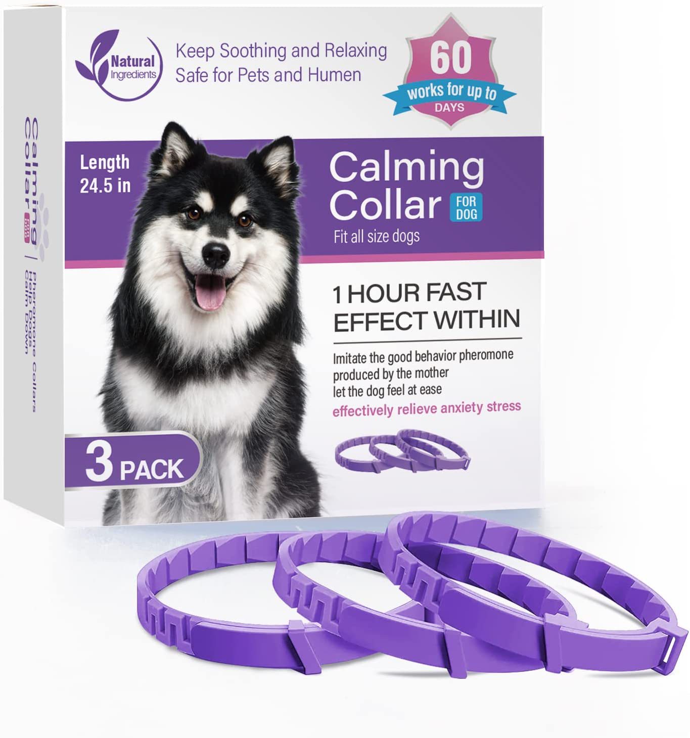 Collar calmante para mascotas Paquete múltiple — Gatos y perros