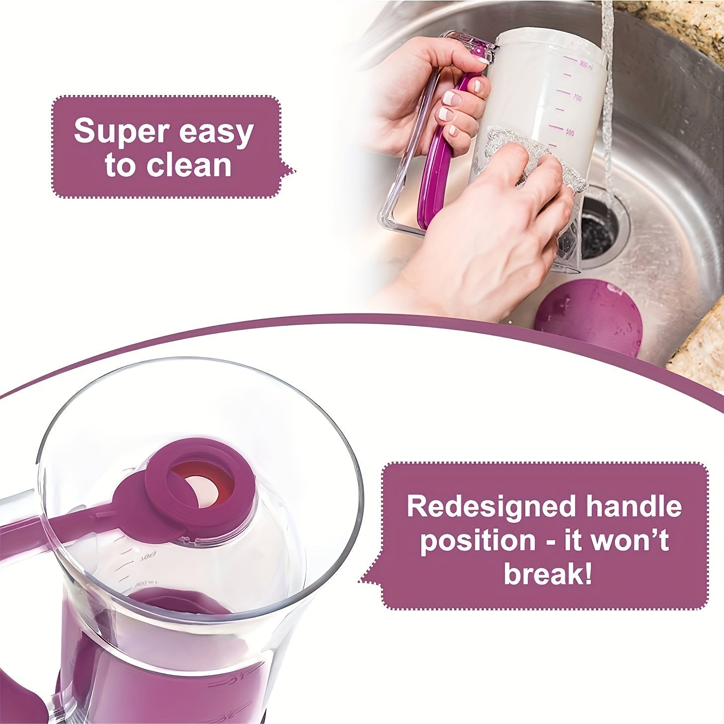 Dispensador de masa versátil para panqueques, magdalenas y más - Utensilio de cocina plegable para resultados de horneado perfectos
