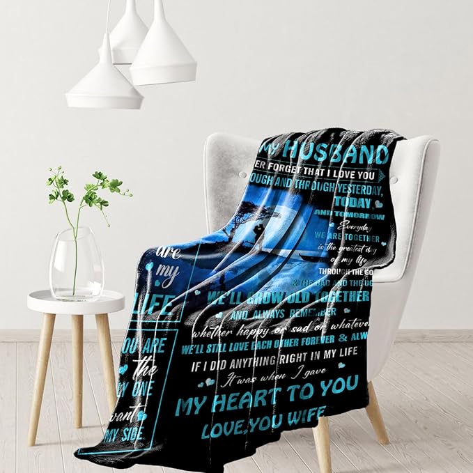 Manta de regalo especial para tu marido - De tu esposa