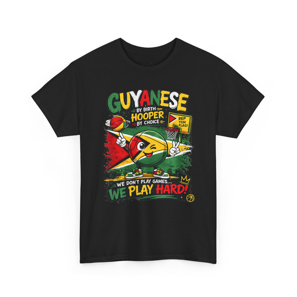 Guyanese Pride T-Shirt — "We Don’t Play Games... We Play Hard!"
