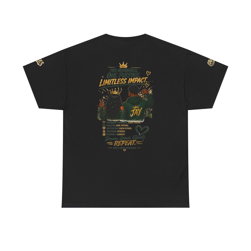 Camiseta gráfica para parejas Lead Together — Camiseta inspiradora para parejas "Built Different"