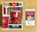 Thomas Lennon Vaso de Refresco de Cine Firmado Funko Pop! #200 Con COA de JSA