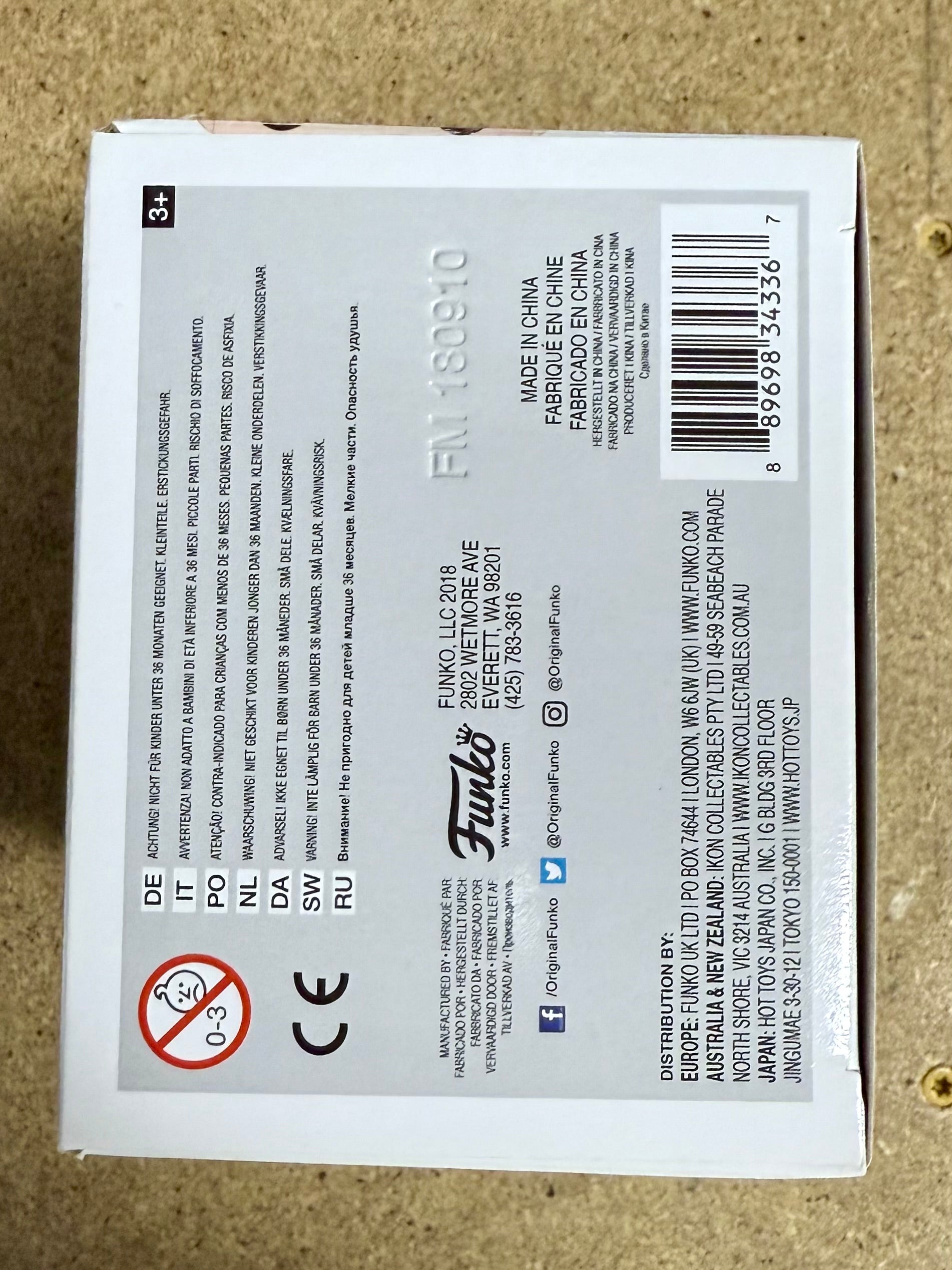 Zach Parise Signed NHL Minnesota Wild Vaulted Funko Pop! #41 With JSA COA 2018