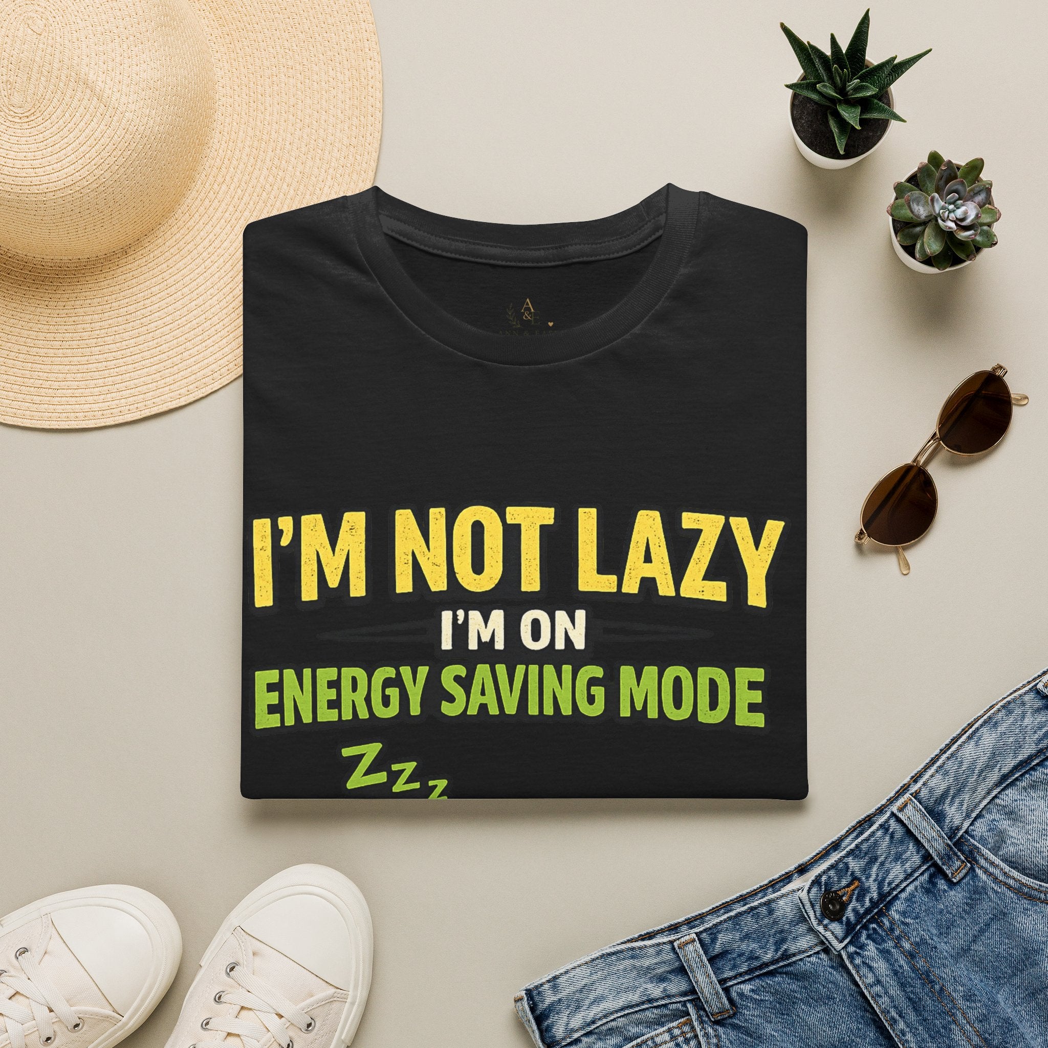 I'm Not Lazy — Energy Saving Mode T-Shirt