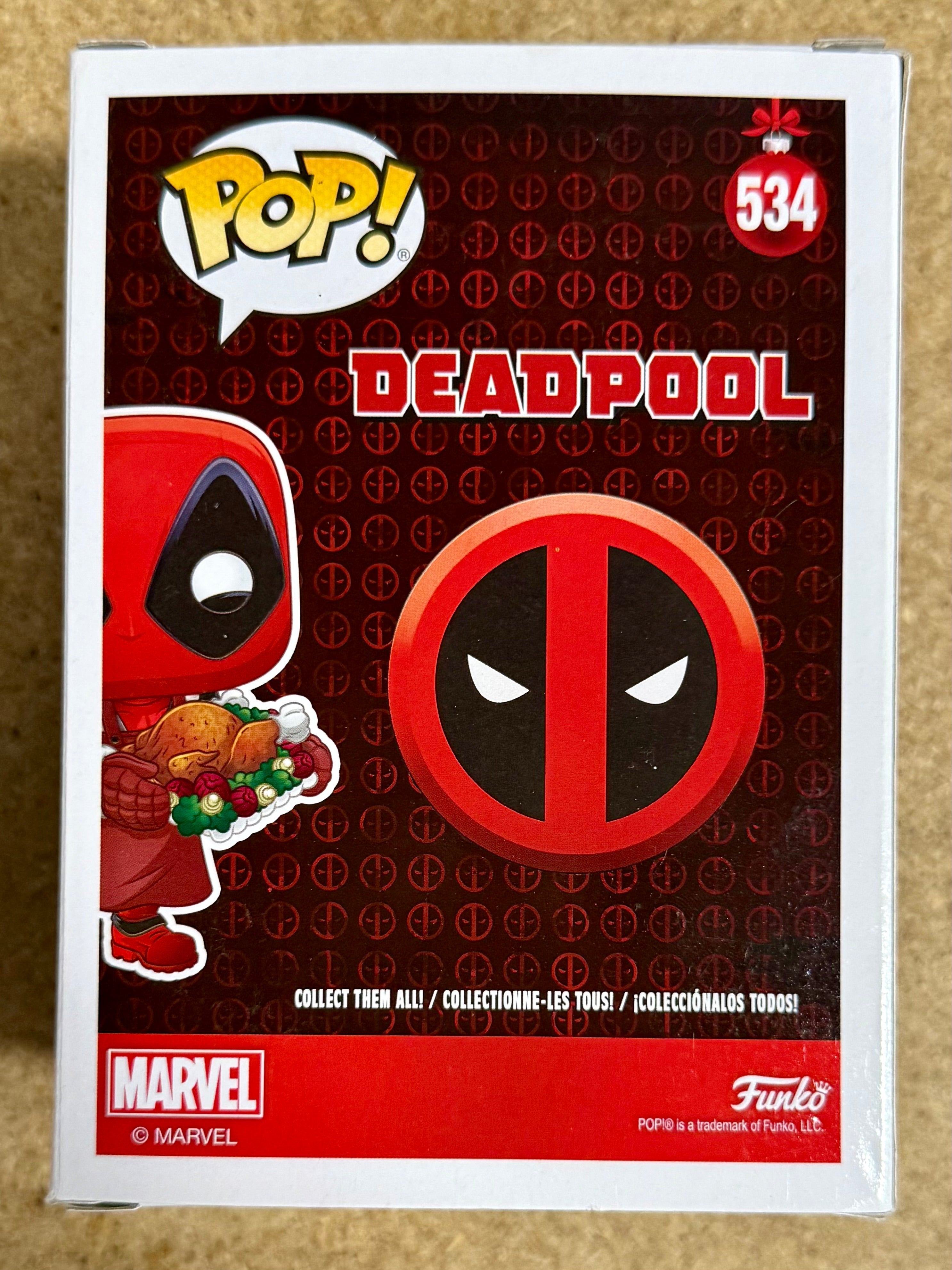 Funko Pop! #534 de "Weasel" de Deadpool firmado por TJ Miller para el Día de Acción de Gracias, con certificado de autenticidad de JSA