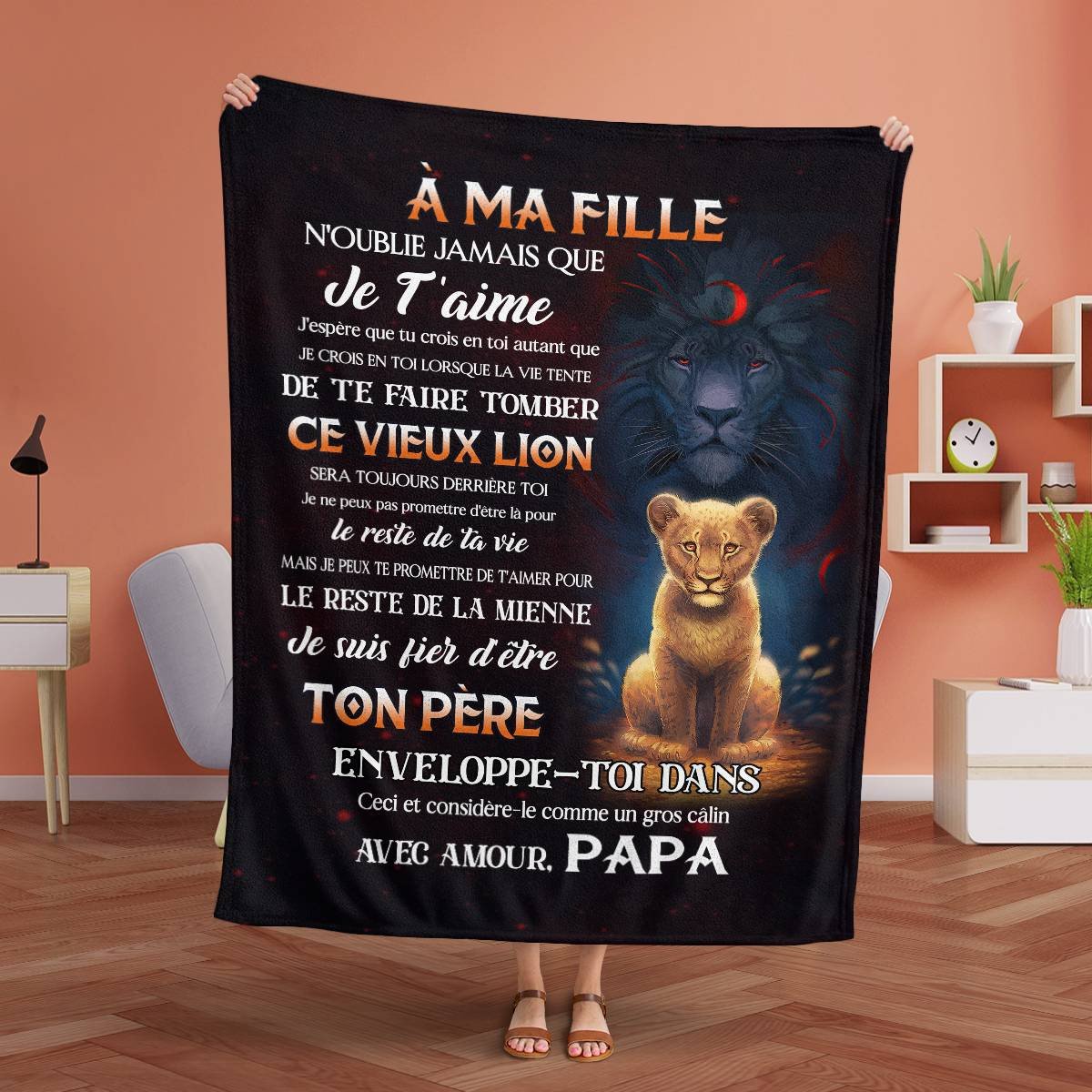 Manta De Regalo Especial Para Tu Hija - De Papá (SKUB09-120)