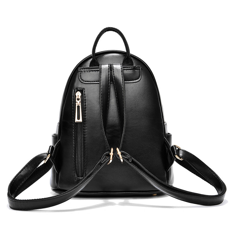 Mochila de gran capacidad a la moda que combina con todo, nuevas mochilas de cuero PU para negocios para damas y niñas, mochilas escolares de diseñador de moda para adolescentes y estudiantes.