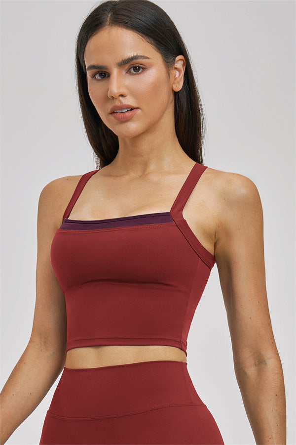 Conjunto de 2 piezas de camiseta de tirantes y leggings Seraphine
