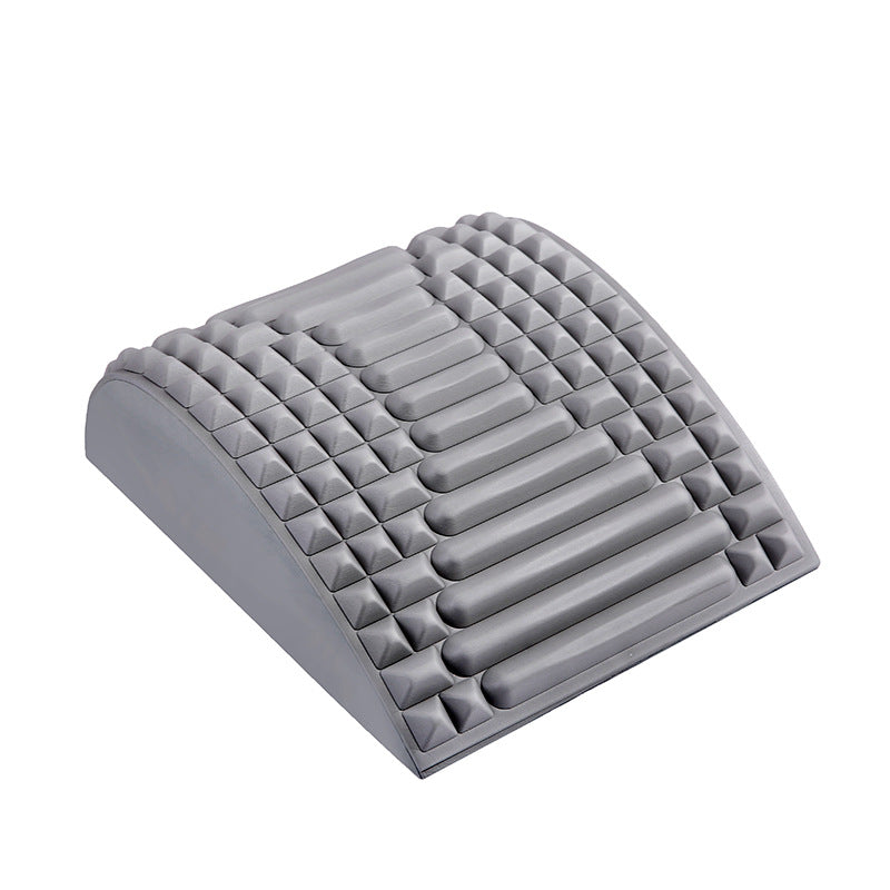 Almohada de estiramiento de espalda, soporte lumbar y cervical, masajeador para cuello, cintura, espalda, ciática, hernia de disco, alivio del dolor, masaje, relajación