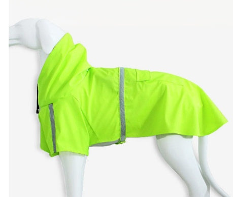 Reflective Waterproof Dog Raincoat — 5 Colors, Sizes S–5XL