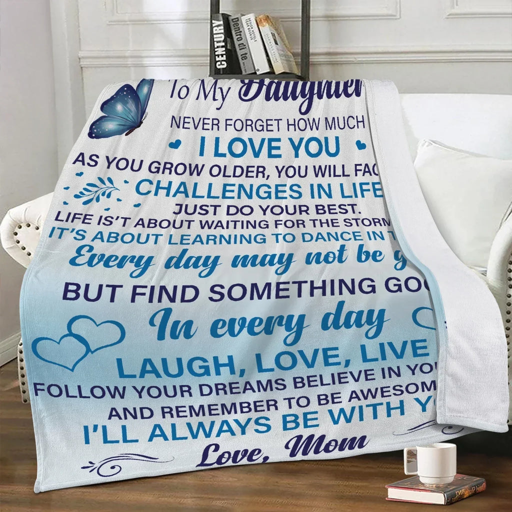 Hija, nunca olvides la manta de mamá