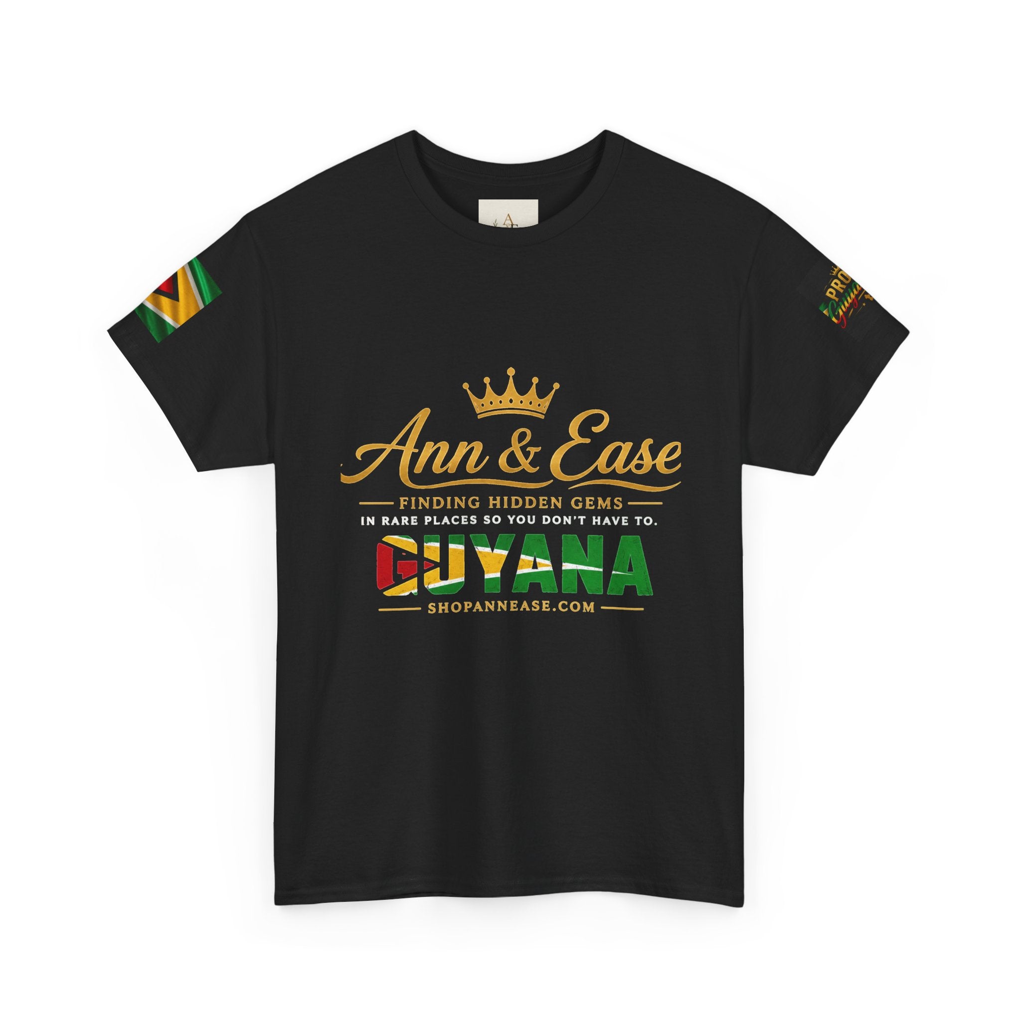 Guyana Travel Tee — Ann & Ease 'Finding Hidden Gems' Caribbean Vacation Shirt