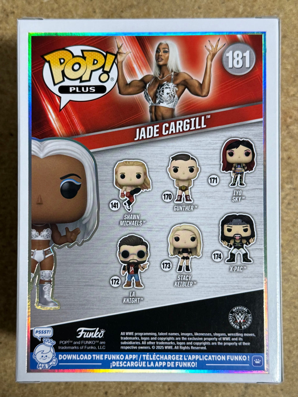 Funko Pop! Plus Metallic Jade Cargill #181 Luchadora WWE Diva 2025