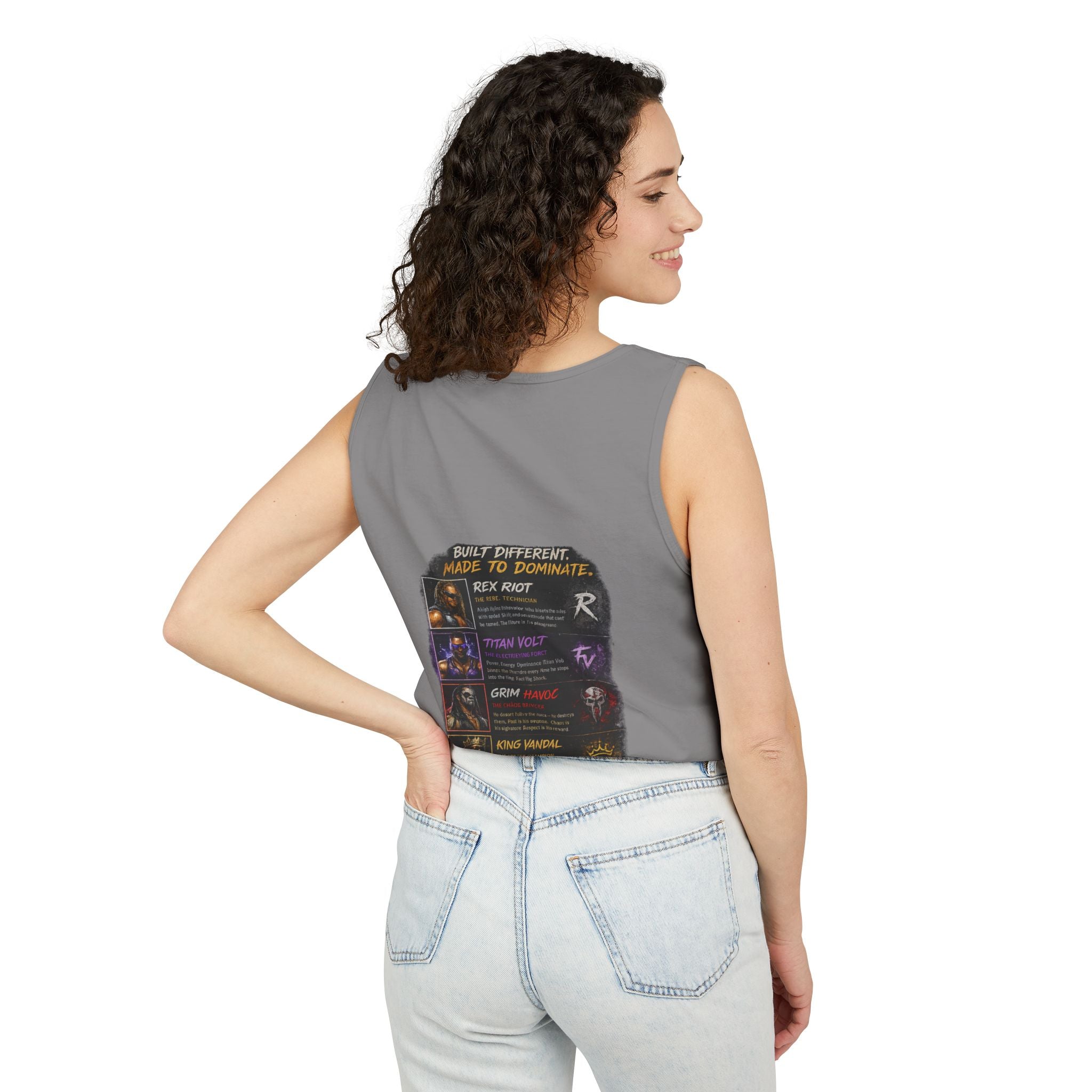 Ring Rebels Tank Top — Vintage Wrestling Crew Graphic