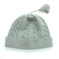 PUNTO DE GORRO DE CABLE DE CACHEMIRA PARA BEBÉ