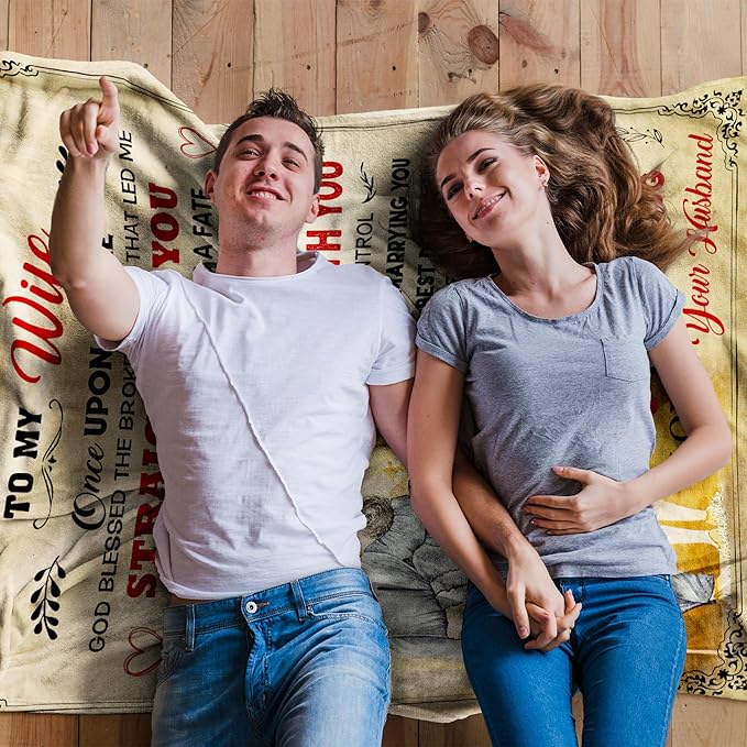 Manta de regalo especial para tu esposa - De parte de tu esposo