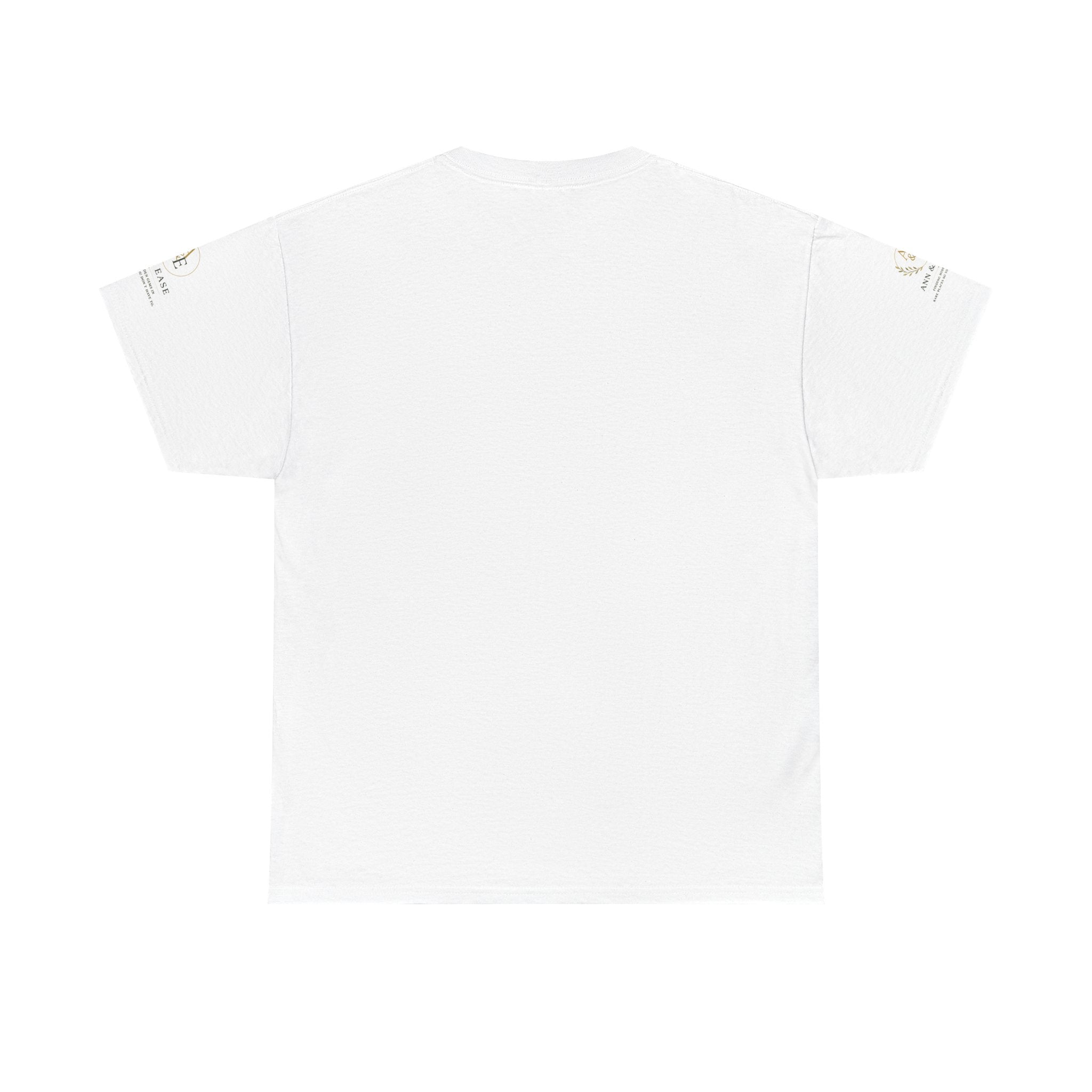 Camiseta con logo Ann & Ease — Algodón personalizable "Imprímelo a tu manera"