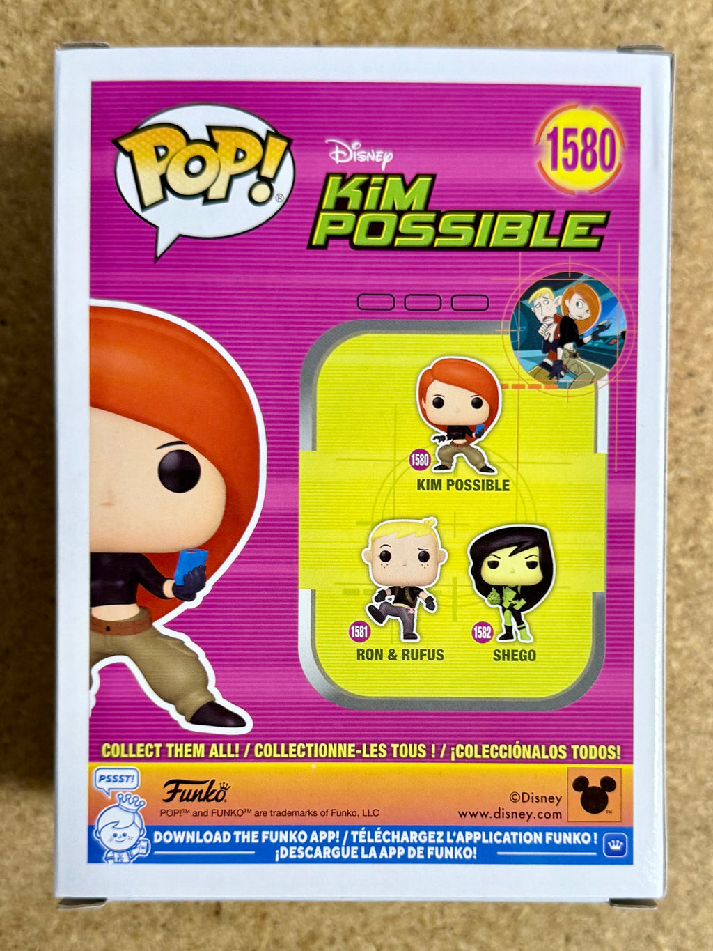 Funko Pop! Disney Kim Possible n.º 1580 Kim Possible 2025