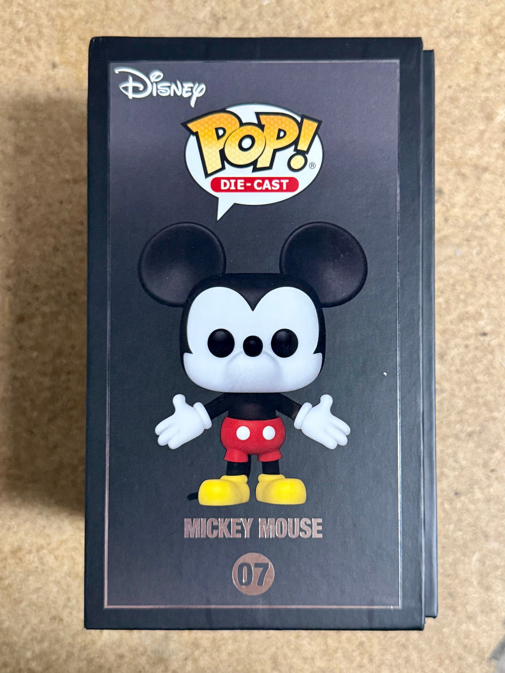 Funko Pop! Die-Cast Mickey Mouse #07 Disney Funko Shop Exclusivo 2022