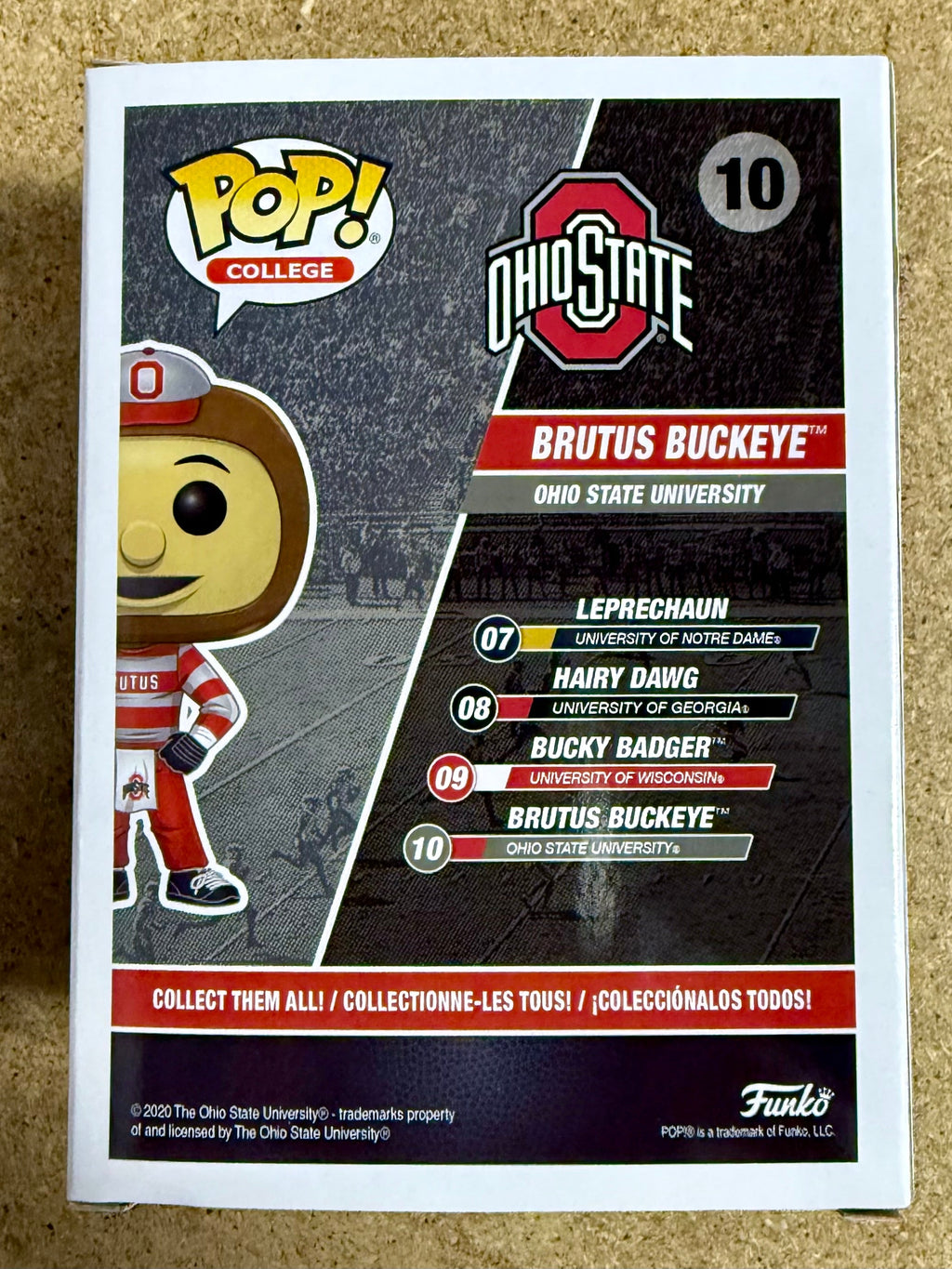 Cam Heyward línea defensiva de Ohio State, Funko Pop! #10, autografiado, con certificado de autenticidad de JSA