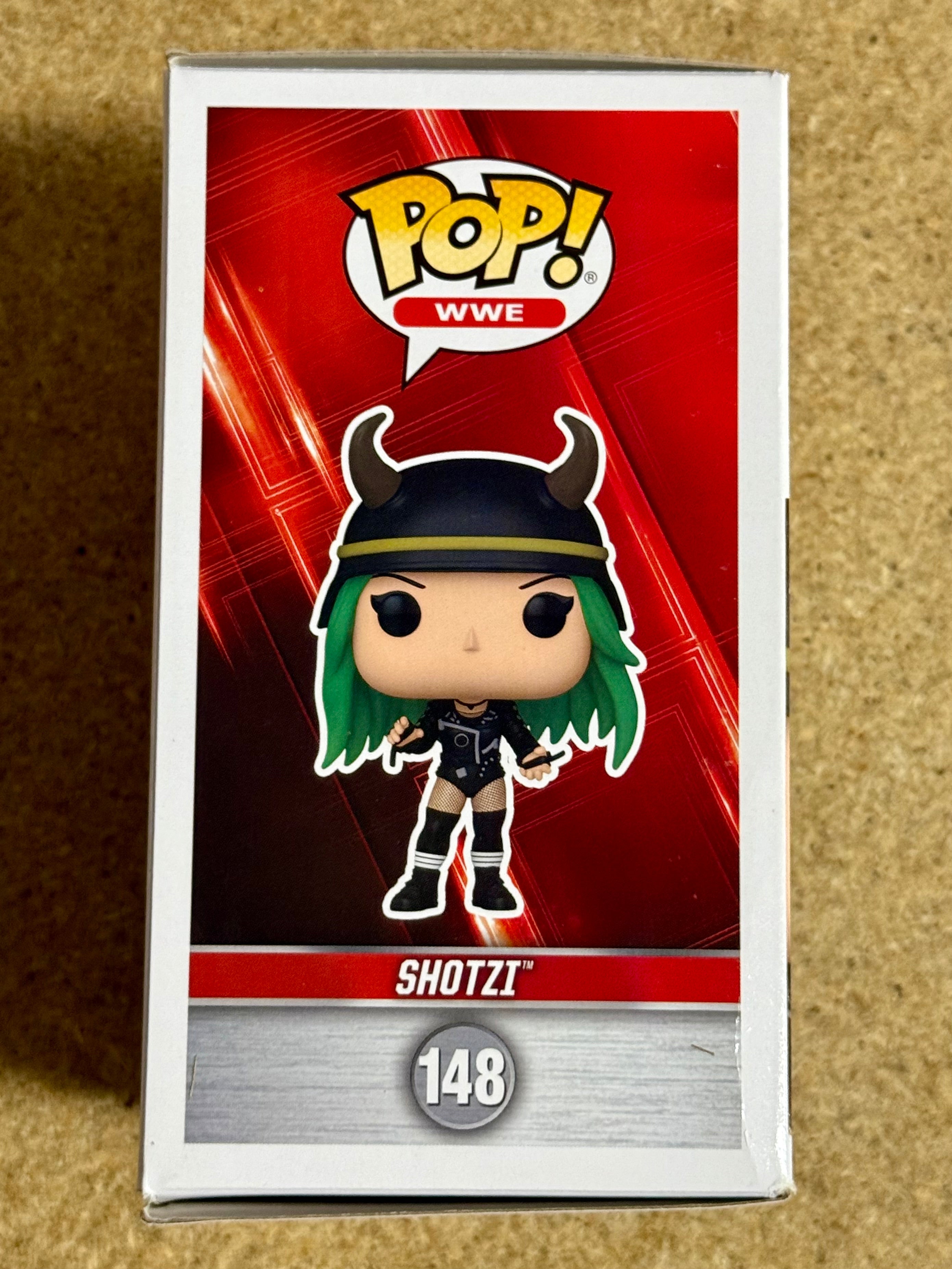 WWE Shotzi (Damage CTRL) Funko Pop! #148 autografiado con COA de JSA