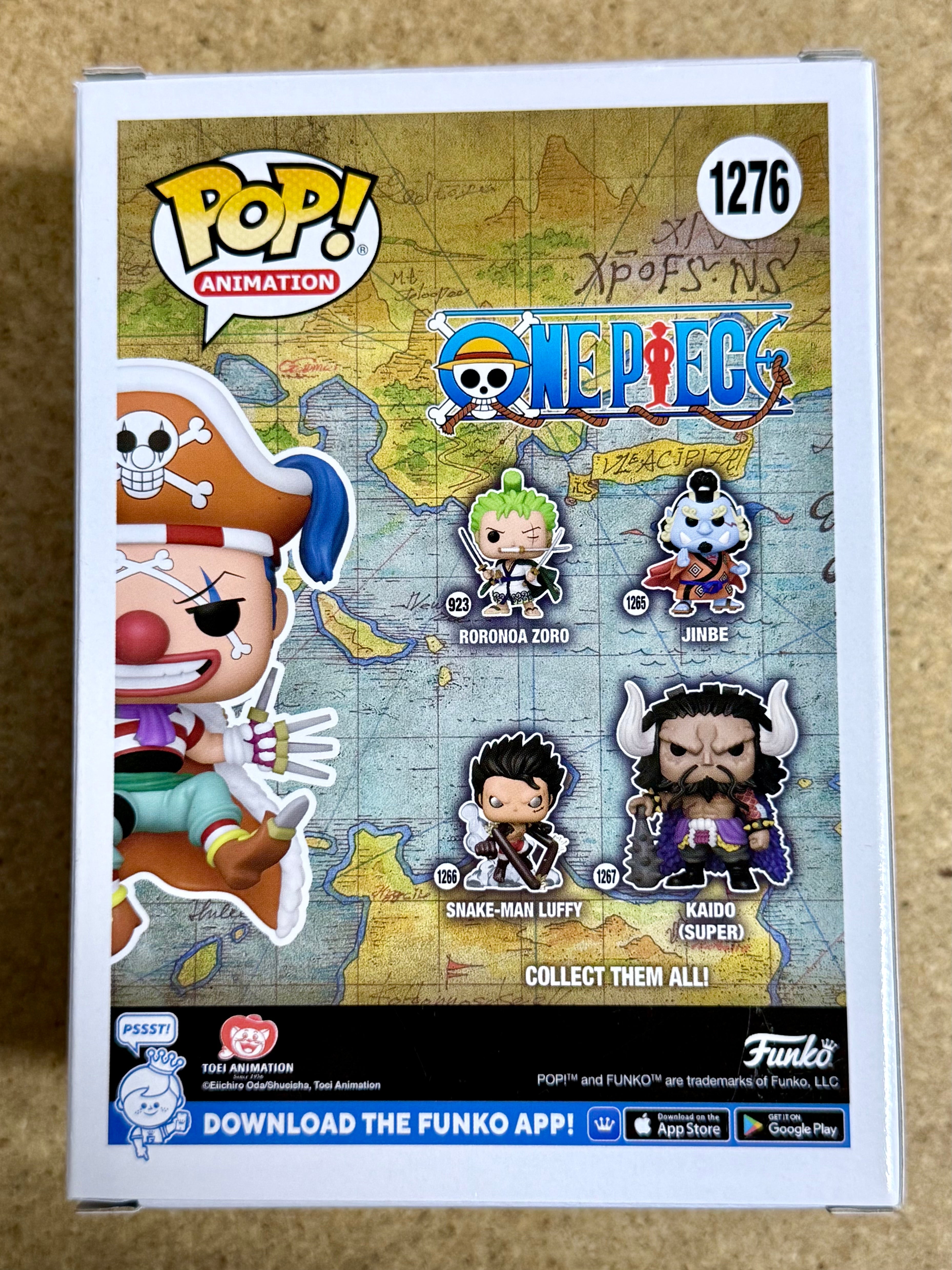 Funko Pop! Animación Capitán Buggy el Payaso #1276 One Piece 2022 Exclusivo HT