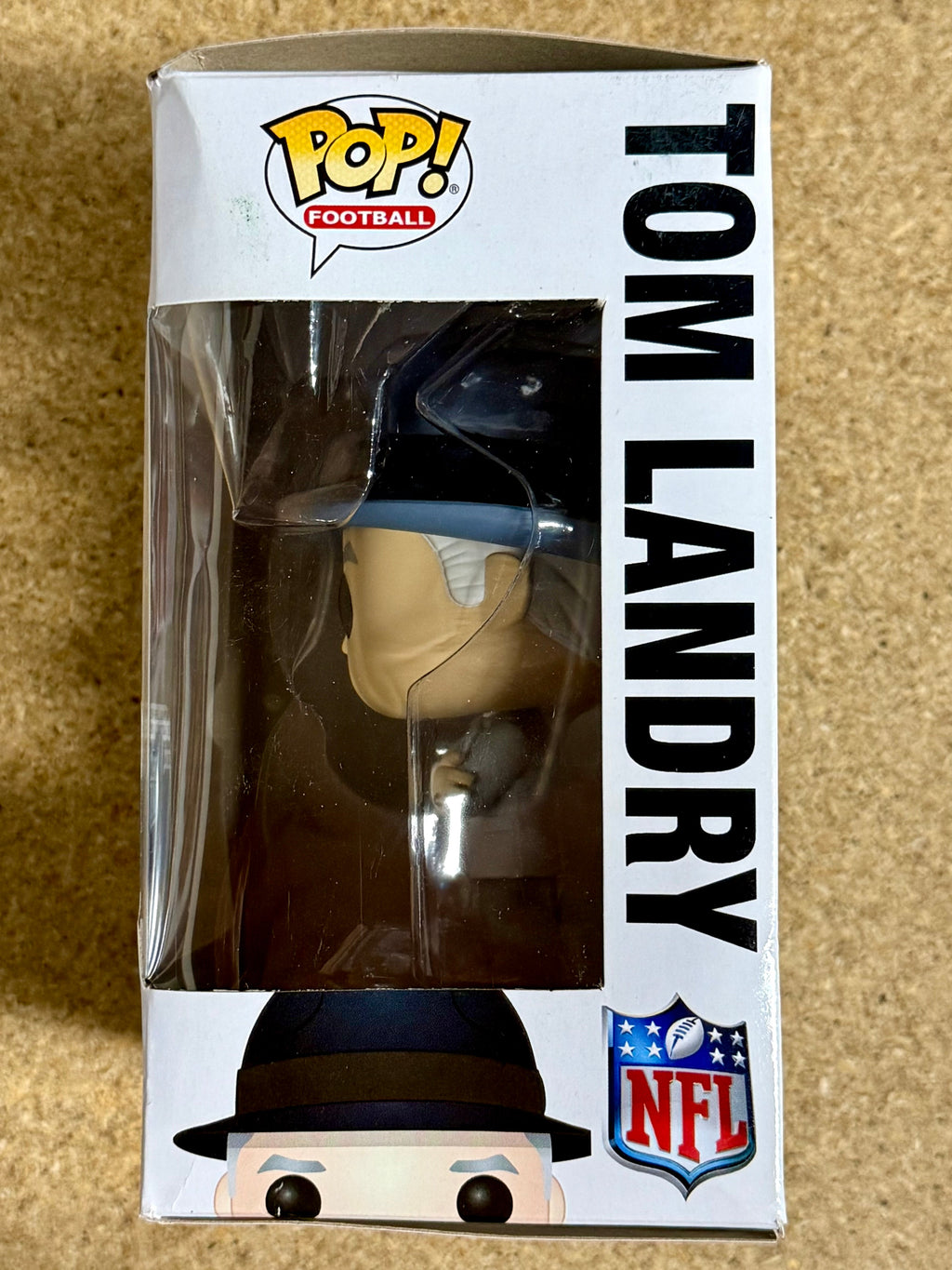 Funko Pop! Fútbol Tom Landry #87 NFL Dallas Cowboys Entrenador 2017 How Bout Them