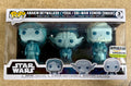 Funko Pop! Star Wars Anakin Skywalker, Obi-Wan Kenobi y Yoda Brilla en la Oscuridad Paquete de 3 Exclusivo de Amazon