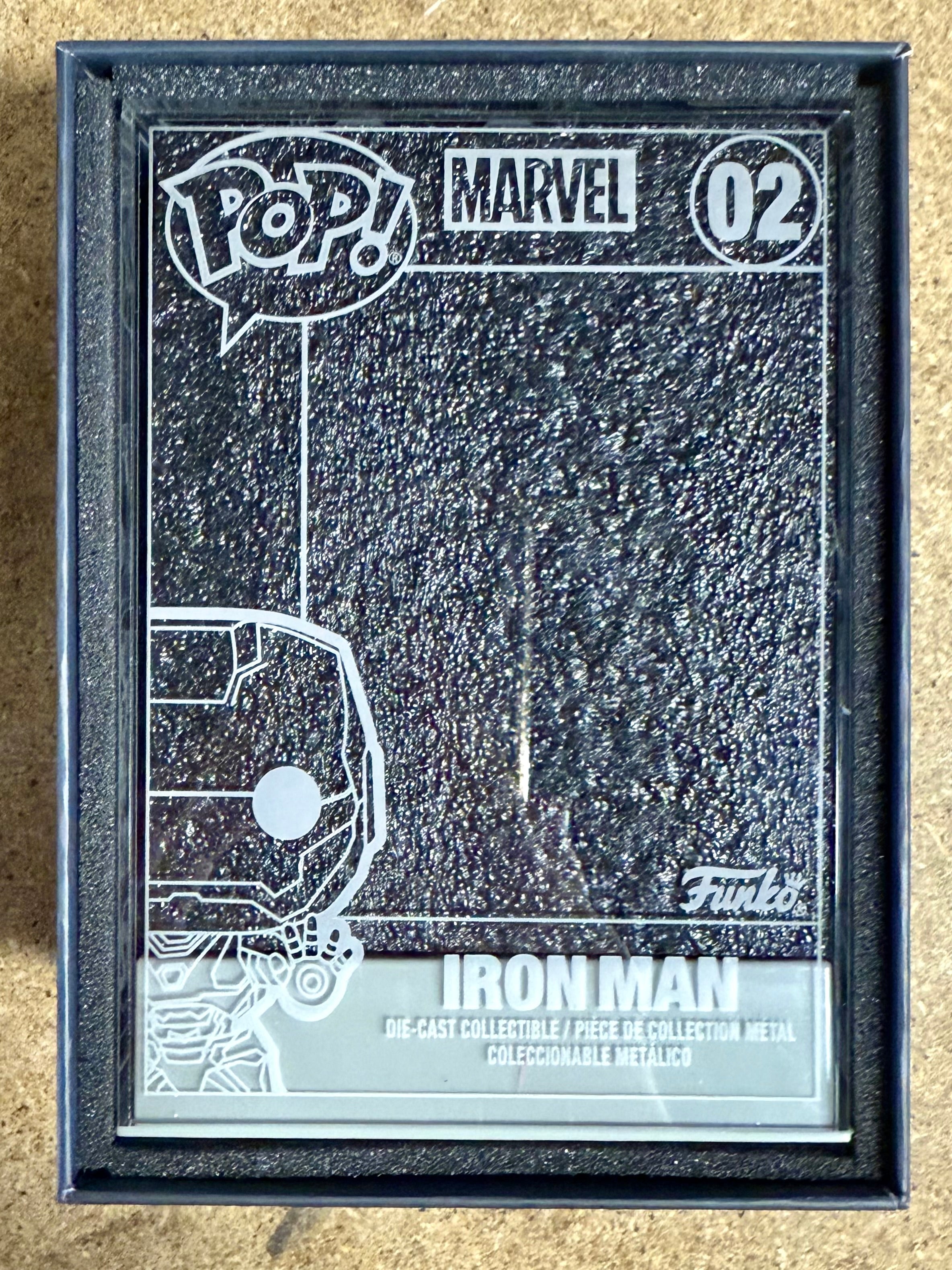 Funko Pop! Die-Cast Iron Man #02 Marvel MCU Avengers Exclusivo de Funko Shop 2021