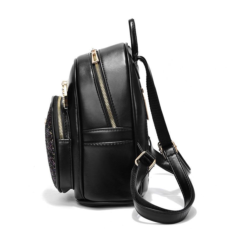 Mochila de gran capacidad a la moda que combina con todo, nuevas mochilas de cuero PU para negocios para damas y niñas, mochilas escolares de diseñador de moda para adolescentes y estudiantes.