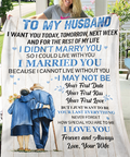 To My Husband – A Cozy Blanket Full Of Love From Your Wife (SKU26B-01152)