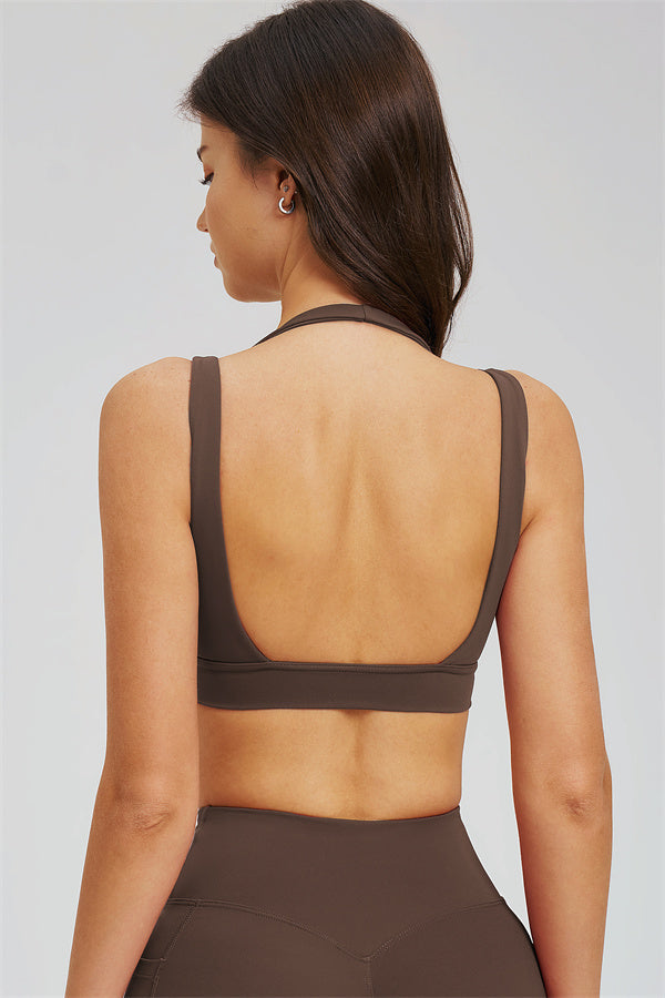 El conjunto de 3 piezas Sizzle Zip Jacket Sports Bra Flared Leggings