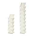 8 Tier Vertical Shoe Rack Narrow Free Standing Storage Organizer for Entryway Space-Saving Stackable Shoe Holder Corner Shoe Tower For Entryway Bedroo