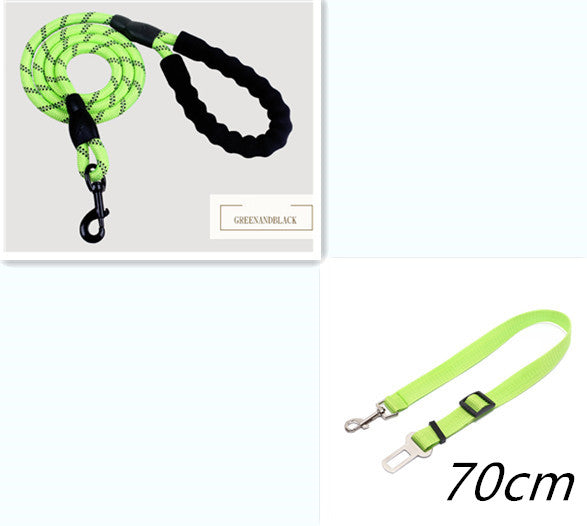 Reflective Dog Leash with Foam Handle — Single & Set Options